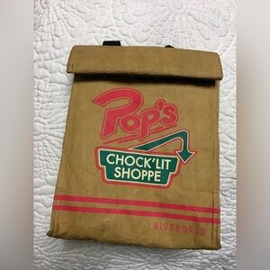 Riverdale Pop's Chock'lit Shoppe Brown Lunch Bag